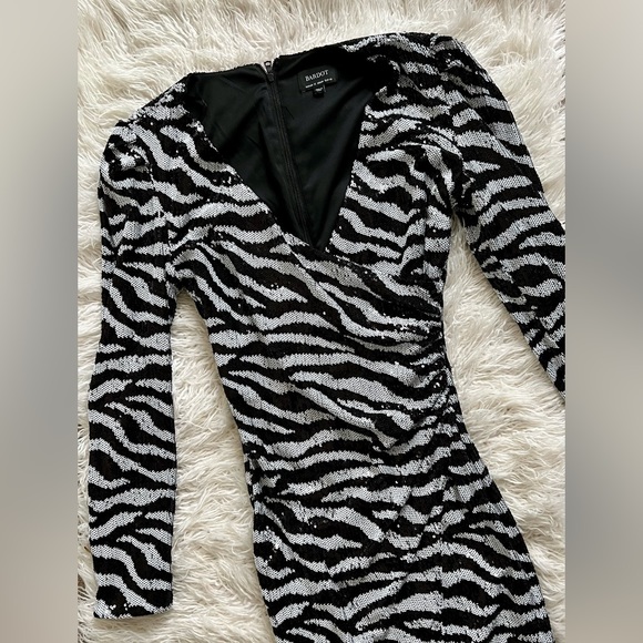 Bardot Sequin Zebra Dress - Only worn once! - Picture 3 of 5